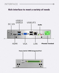 PLC Control Panel PC 7 Inch 14 Pin <strong>RS232</strong> RS422 Industrial Vesa <strong>Embedded</strong> Mount Touch Monitor Automation <strong>Computer</strong> J1900 Wall Wall - Product Image 4