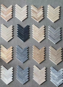 Đá vôi trắng giảm pavers nhỏ xương cá gạch lát sàn - Product Image 5