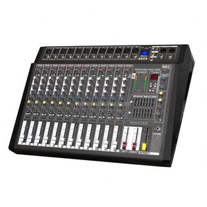 TNH MC- PMX808D-USB sıcak satış profesyonel 48 V Phantom güç ses kartı 12 kanal profesyonel ses mikseri sahne performansı için - Product Image 4