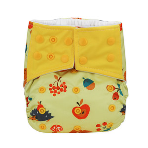 Reusable Baby <strong>Cloth</strong> Diaper Wholesale All in One in Bulk Printing Washable Polyester PUL <strong>Aio</strong> Baby Night <strong>Cloth</strong> Nappy Reusable - Product Image 3