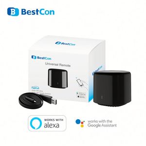 BestCon RM4C mini IR/RF WiFi IR Smart Home controllo vocale Alexa ir rf controller alta qualità 2022 nuovo prodotto RM4C mini - Product Image 1