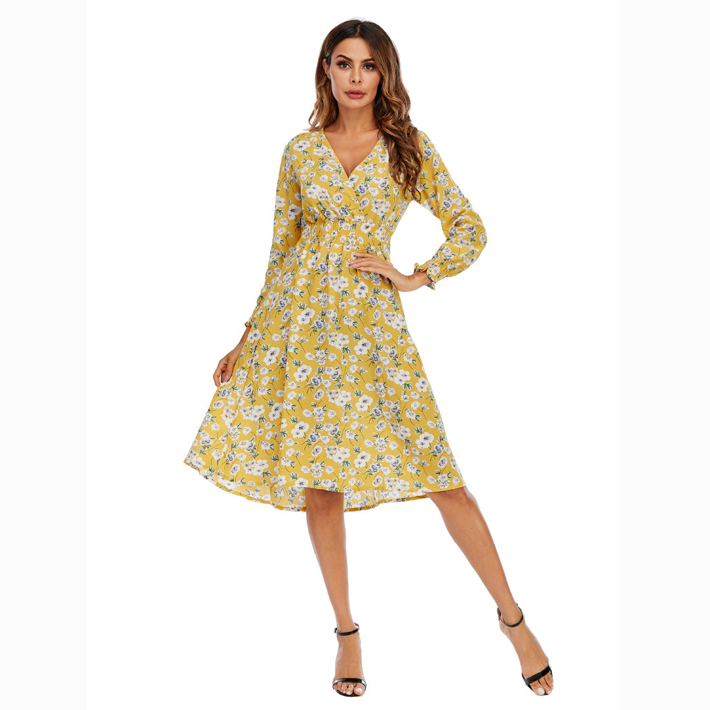 Small yellow ground floral