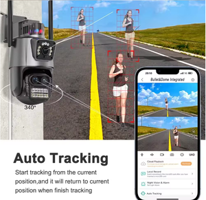 Regis Icsee 9MP 3 Lens Waterproof Linkage Alarm Wireless 8x Zoom Human Tracking <strong>IPC</strong> Security CCTV Wifi Ip <strong>Camera</strong> Ptz - Product Image 6