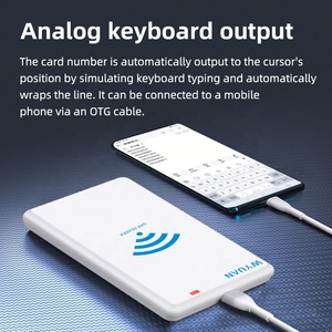 WYUAN UHF RFID Desktop Proximity Reader/Writer 860-960MHz USB Programmer Plug and Play Keyboard Emulation Adjustable Format - Product Image 3