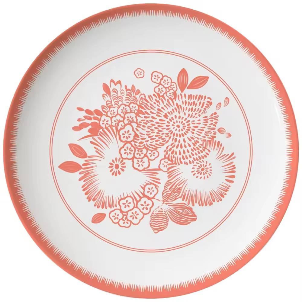 จานอาหารค่ำ10.5นิ้ว