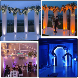 Hem aydınlatma S6 mini up aydınlatma 6*18W RGBWAUV wedding LEDs düğün DJ olay parti kulübü için kablosuz DMX pil par ışık - Product Image 5