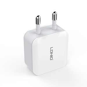 LDNIO A2201 Wall Home Travel Charger 5V <strong>2</strong>.4A <strong>Socket</strong> US EU Plug With Cable for Iphone Android Dual <strong>USB</strong> Ports Power <strong>Adapter</strong> - Product Image 4