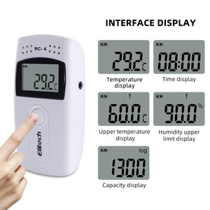 Elitech RC-4 USB <strong>Temperature</strong> <strong>Data</strong> <strong>Logger</strong> Recorder <strong>External</strong> <strong>Sensor</strong> 16000 Points Record Capacity <strong>Temperature</strong> Recorder - Product Image 3