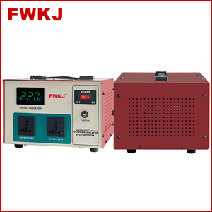FWKJ fabrika fiyat SVC/TND 1500VA otomatik voltaj stabilizatörler ev kullanımı voltaj regülatörü LED tek 50Hz fabrika sıcak satış
