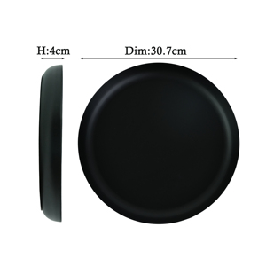 定制圆形金属托盘圆形装饰储物管家托盘 - Product Image 4