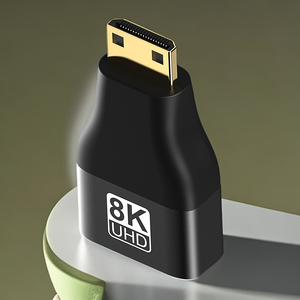8K Mini for <strong>HDMI</strong> Male for <strong>HDMI</strong> Female Adapter Brand New for Computer Set-top Box TV Projector Casting Screen Interface Turn Head