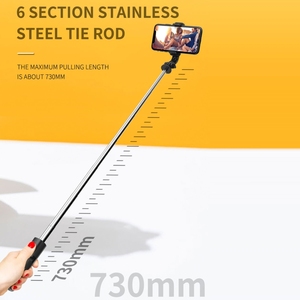 Selfie-Stick in Handy größe Mini und tragbarer faltbarer kabelloser Stativ-Selfie-Stick