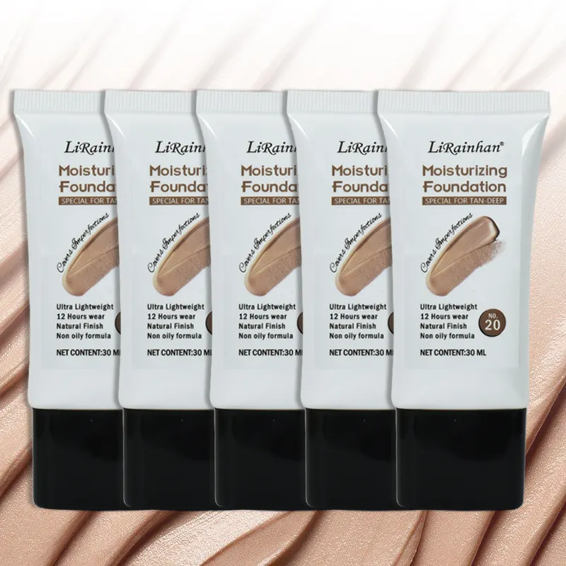 BB crème à base de maquillage étanche 20 teintes personnalisées pour fond de teint peau noire