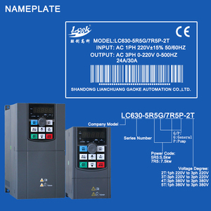 Convertidor de frecuencia de entrada monofásica de 220V y salida trifásica de 380V VFD - Product Image 4