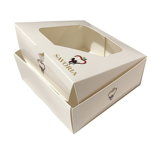 Cake <strong>Boxes</strong> 12 X 12x 12 High Paper Cake Box 12 Inch Top Design Cakes Cardboard Box With Transparent Lid - Product Image 6