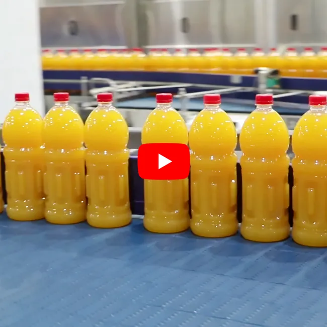 Máquina de enchimento de garrafas de suco de manga para bebidas aromatizadas em pequena escala totalmente automática 200ml