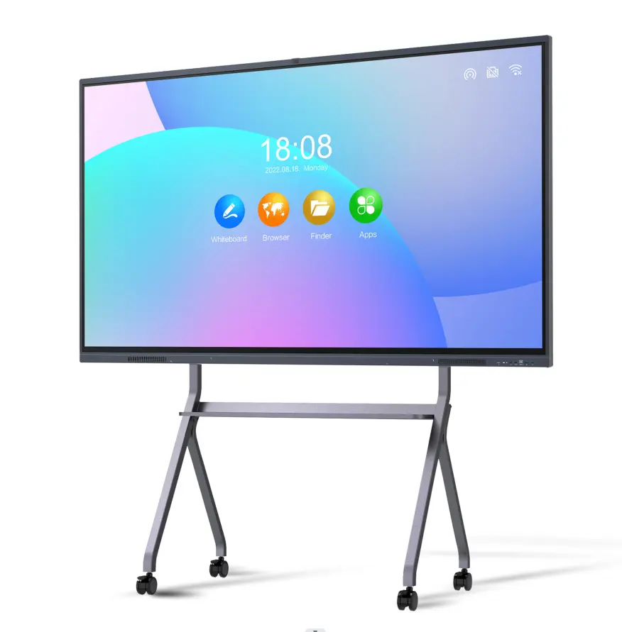 Oem 100/86/75/65/Inch Touchscreen Interactief Bord LCD-Scherm Vergaderzaal Onderwijs Klassikaal Smart Interactief Whiteboard