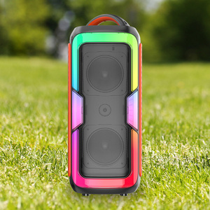4-Inch Dual Speaker with 25 W <strong>Output</strong> RGB LED Lighting and 2 Kabellose Party Lautsprecher Mini for Outdoor <strong>Computer</strong> Use - Product Image 5
