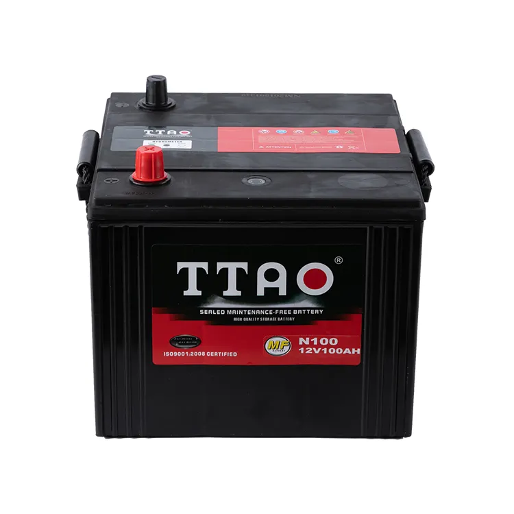 टैंक उच्च गुणवत्ता बैटरी 100AH कार बैटरी 6TN कार और ट्रक की बैटरी