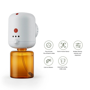 Difusor de aceite esencial de atomización en frío de 130ML a precio de fábrica, máquina de fragancia de aroma enchufable de pared de Hotel Bluetooth sin agua - Product Image 2