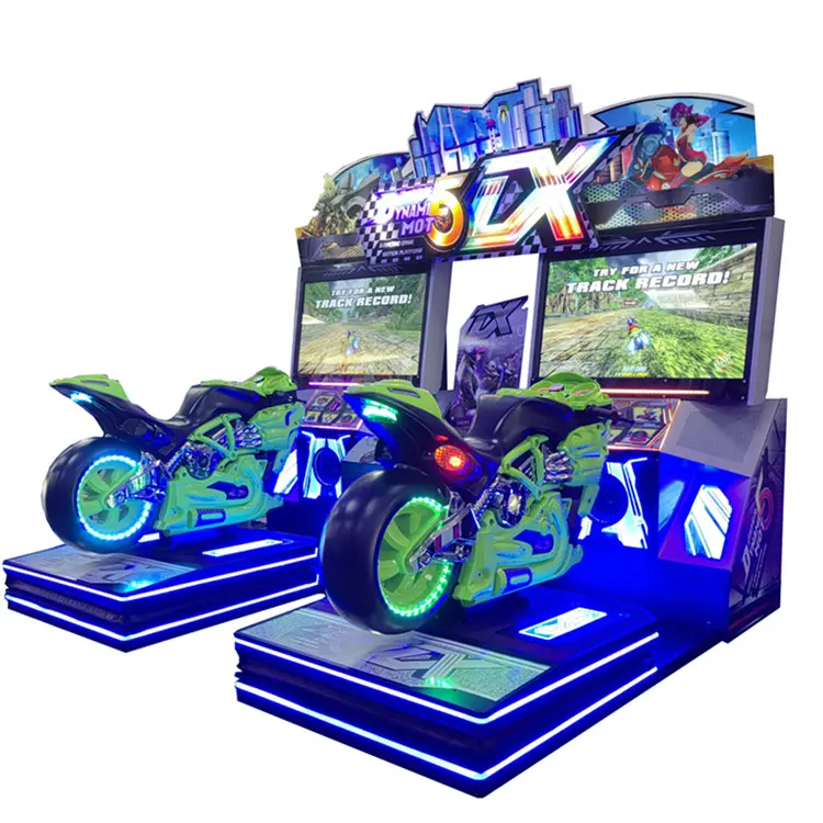 Lái Xe Video Xe vượt trội đua xe trò chơi Arcade đua mô phỏng Moto trong nhà với mô phỏng lái xe chuyển động