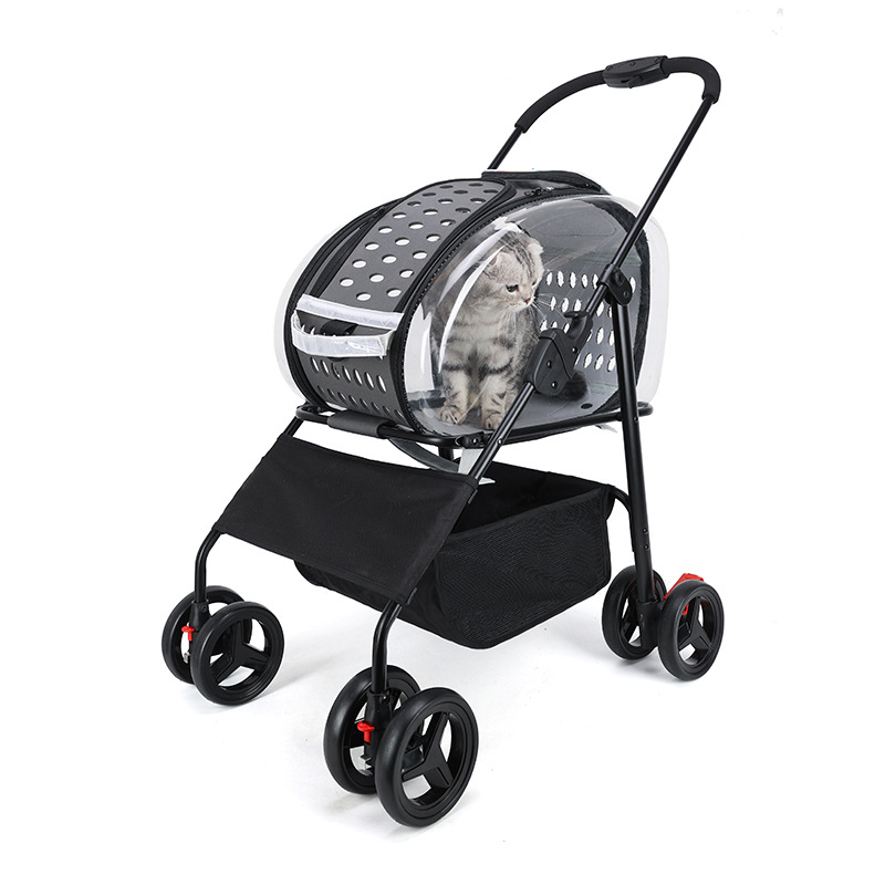 Black transparent version - with stroller