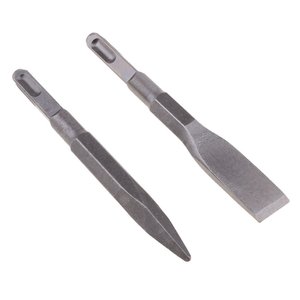 4Pcs/<strong>Set</strong> SDS Plus Shank Electric Hammer Drill <strong>Bit</strong> Point/Groove/Flat <strong>Chisel</strong> Masonry Tools <strong>Set</strong> for Woodworking Concrete Wall Rock
