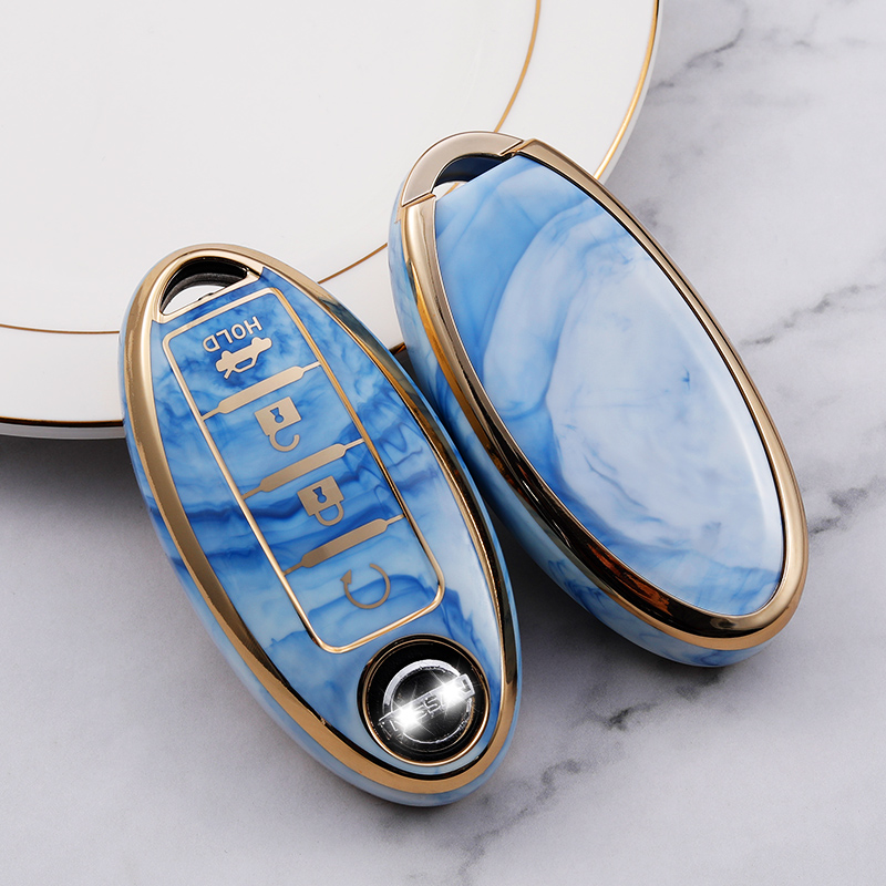4B Button Blue