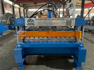 Panel Machinery Sheet Crimping Making Roof Mode Metal Plank Roll Forming Machine - Product Image 3