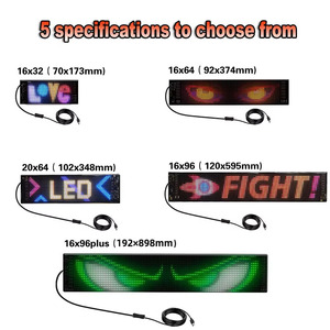 App <strong>Control</strong> Flexible LED Sign Board <strong>Moving</strong> <strong>Text</strong> Message <strong>Display</strong> Sign High Brightness Led <strong>Display</strong> Screen - Product Image 6