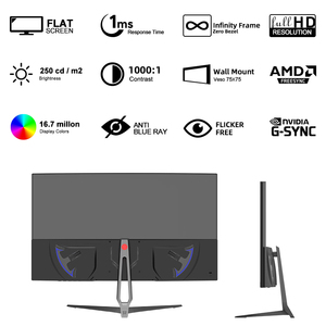 CHIGO precio de fábrica OEM Pantalla de escritorio 19 21,5 22 24 26 32 34 37 pulgadas 75Hz 144Hz 165Hz 1K 2K 4K Monitor LCD para pantalla de juegos - Product Image 2