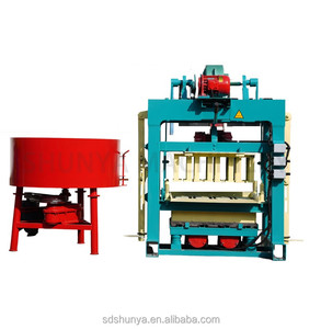 Good Choice for <strong>Building</strong> QTJ4-40 Semi-automatic Concrete Cement <strong>Block</strong> Brick Making <strong>Machinery</strong> - Product Image 1