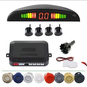 Sistema de Sensor de aparcamiento LED con 4 sensores de aparcamiento Radar de respaldo inverso de coche zumbador alarma de advertencia pantalla LED Kit de Sensor de aparcamiento - Product Image 2