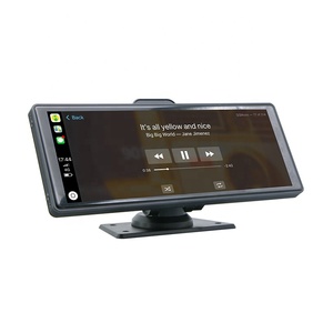 Yeni 10.26 inç araba araç içi kamera kayıt içinde Adas araba dvr'ı çift kamera 4K + 1080P carplay android oto ile