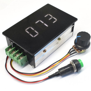 Taidacent 30A Motore RPM Meter Display Digitale Continuo A Velocità Variabile di Controllo Interruttore per DC Motore Elettrico Regolatore di Velocità PWM - Product Image 2