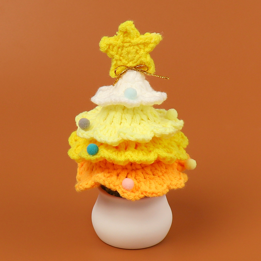 (Little White Pot) -Amarillo degradado