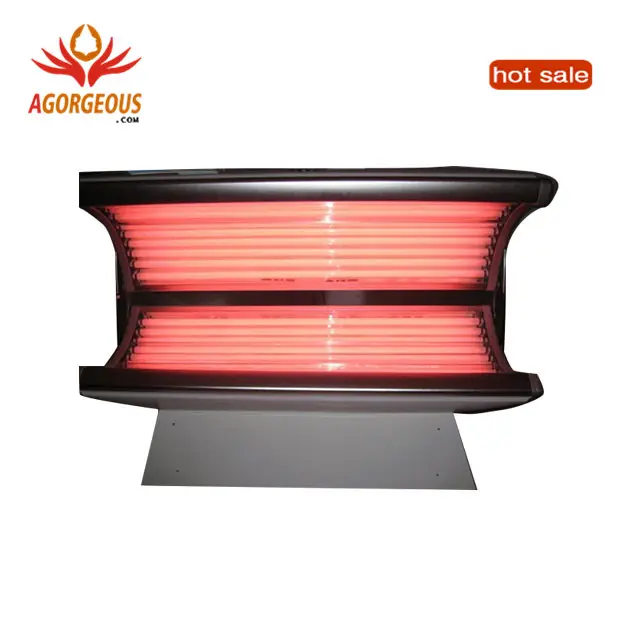 Máquina de solarium de colágeno para uso de belleza, cama de bronceado para piel bronceada, terapia de luz roja, bombilla led