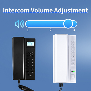 Sistema de intercomunicación telefónica inalámbrica de comunicación bidireccional para intercomunicador telefónico de oficina de