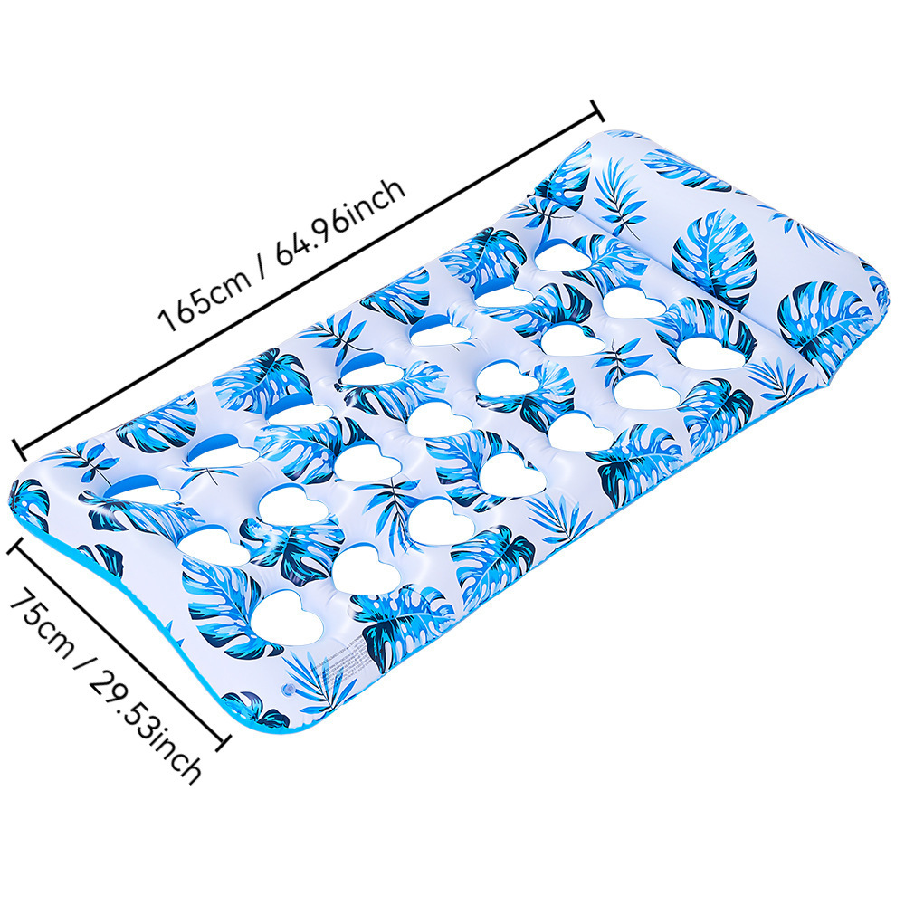 Balsa inflable con temática de amor, azul, diferentes estilos y tamaños.