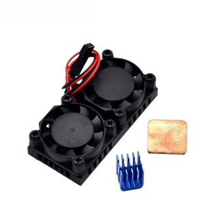 For <strong>Raspberry</strong> <strong>Pi</strong> 4 <strong>3</strong> Model B 3B Plus Aluminum <strong>Case</strong> with Dual Cooling Fan Metal Shell Enclosure for RPI <strong>Raspberry</strong> <strong>Pi</strong> 4 <strong>3</strong> Model - Product Image 6