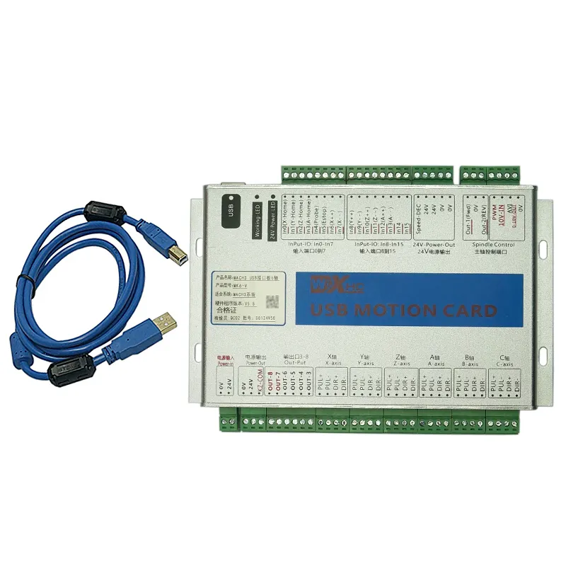 Originale XHC MK6 2mhz 6 assi CNC Mach3 scheda di controllo del movimento Ethernet porta USB per macchina Router CNC scheda Standard CNC MK3 MK4