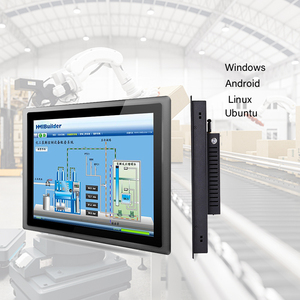 Computadora LCD Industrial Android de 10,1 pulgadas, pantalla táctil Industrial, Monitor de pantalla táctil capacitiva, computadora de montaje en pared