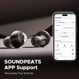 Soundpeats Engine 4ใหม่ HI-FI TWS เสียง Hi-Res พร้อมด้วยหูฟังไร้สาย LDAC หูฟัง True 5.3และหูฟังอินเอียร์ที่มีไดรเวอร์คู่ - Product Image 5