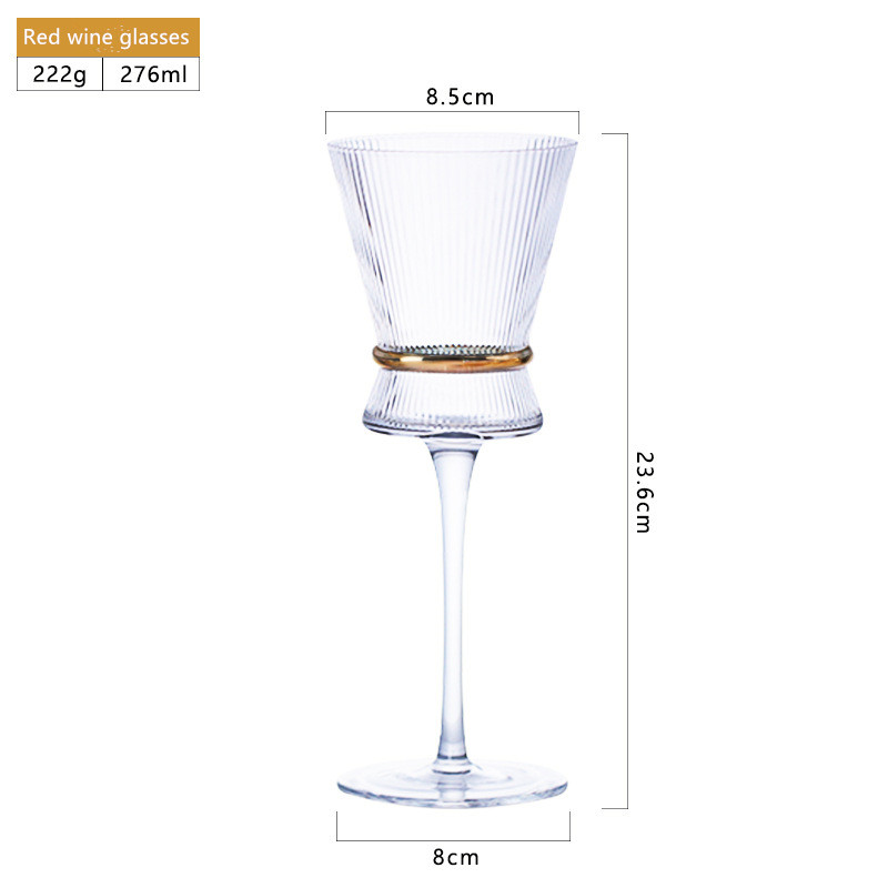 Clear Red wine glasses