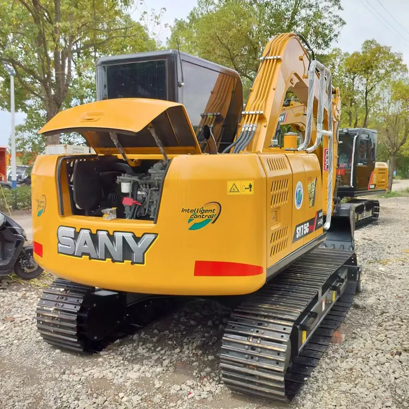SY75 Used Sany Excavator Chinese Earth-moving Machinery 7 8 Ton Cheap Used Mini Excavator