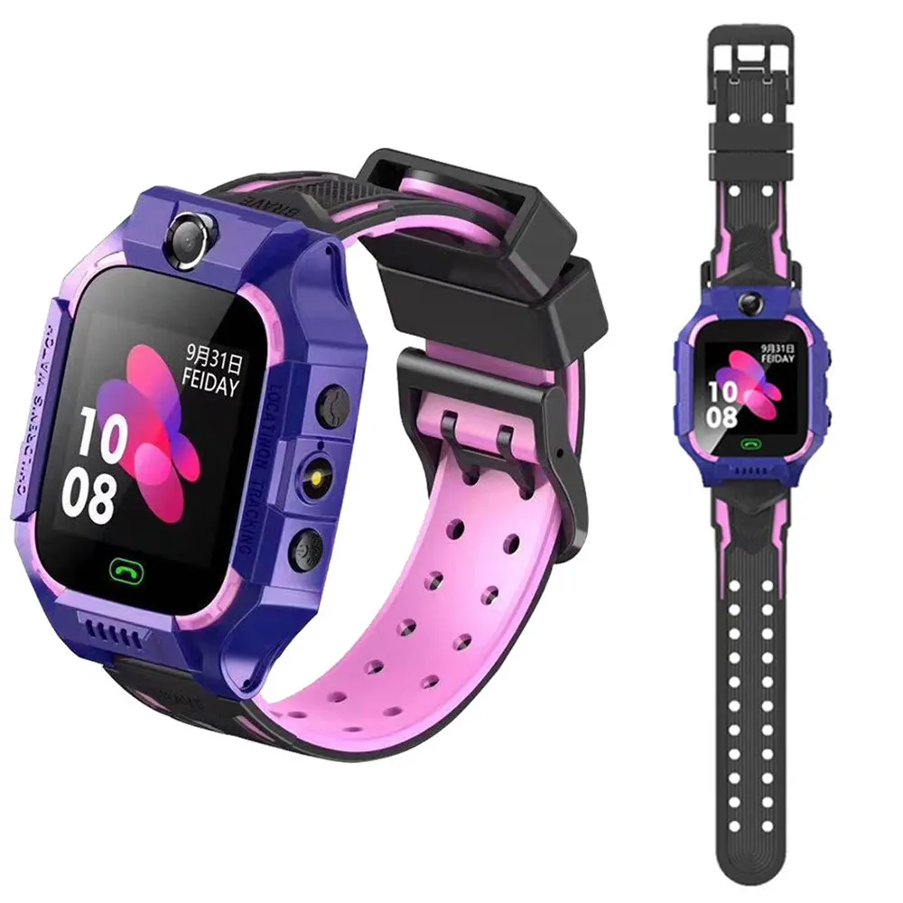 Reloj inteligente Z6 resistente al agua IP67 LBS con llamadas SOS, reloj de pulsera antipérdida para niños, cámara para sistema Android e IOS