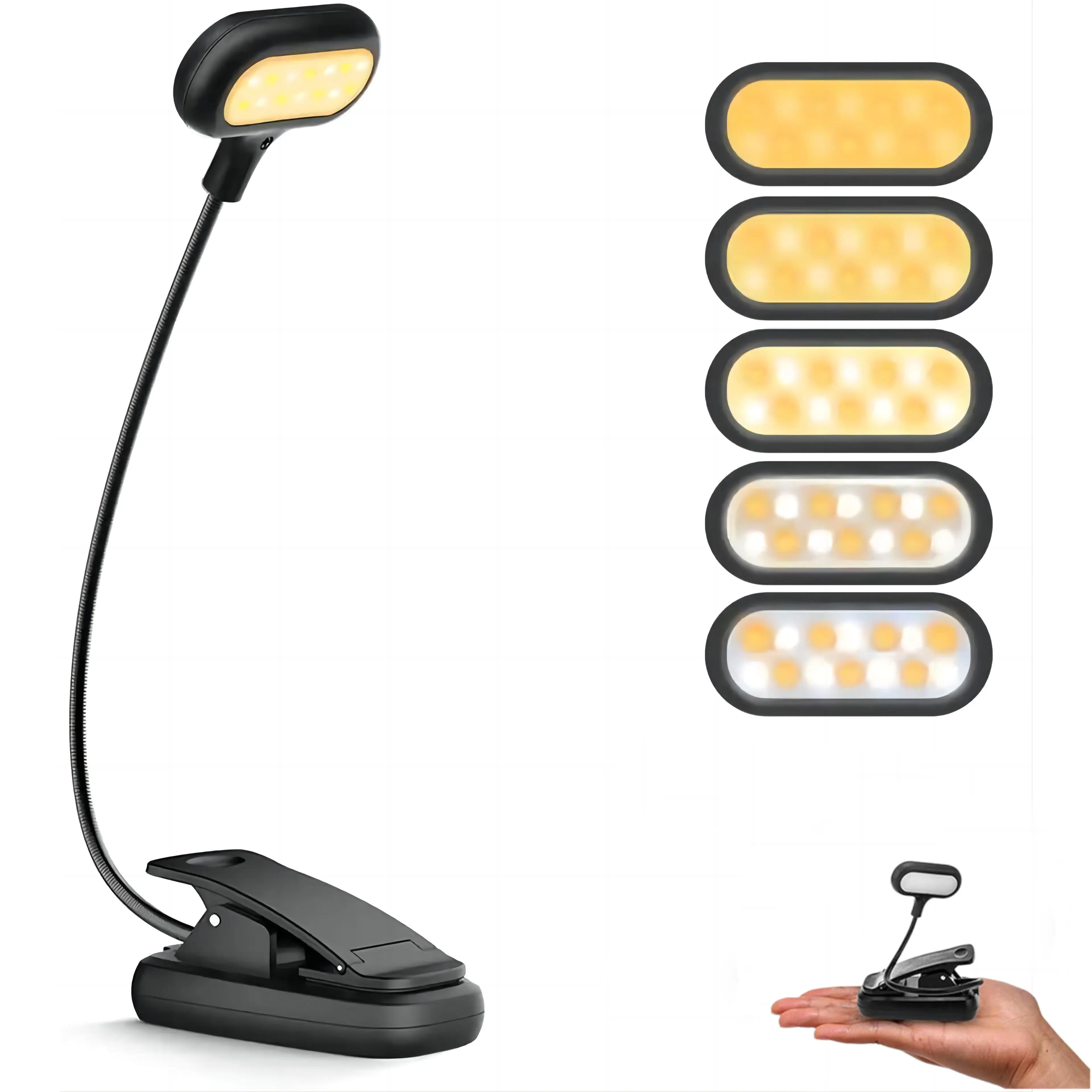 LOHAS LED Super luminoso USB ricaricabile leggere la luce del libro luce dimmerabile luce di lettura portatile per i bambini che leggono a letto