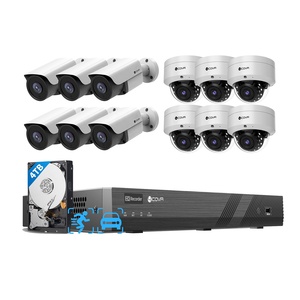 4COVR 16 canali PoE sistema di telecamere di sicurezza 16CH 4K 4TB HDD NVR Kit 12 pz 5MP <span class=keywords><strong>a</strong></span> prova di vandalo <span class=keywords><strong>a</strong></span> cupola proiettile per la sorveglianza domestica