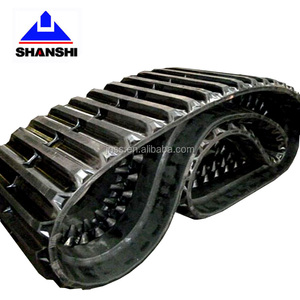 Резиновая направляющая для экскаватора Hitachi EX100 ZX110 ZX120 Kobelco SK100 E311B E110B SCHAEFF HR42 TEREX TC125, 500x92x78 Вт - Product Image 1