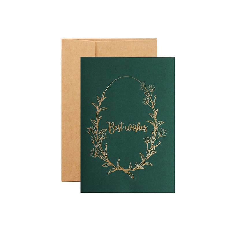 I migliori auguri (sfondo verde)